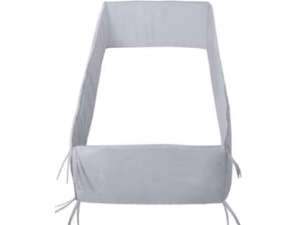 Protetor de Berço  Liso E Cinza (360x30 cm)