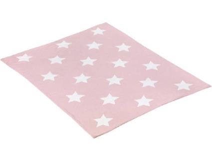 Manta de Algodão  Star Rosa (80x110 cm)