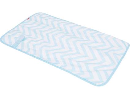 Muda Fraldas  Zigzag Azul (39x65 cm)