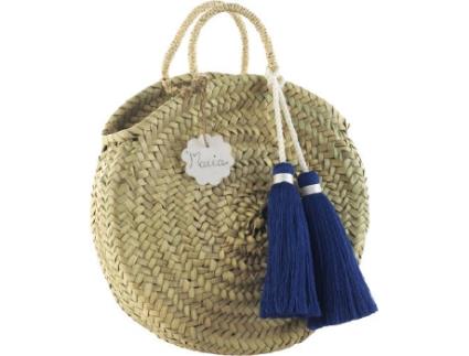 Bolsa  Tassel Azul (10x30x35 cm)