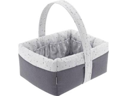 Cesto  Astra Cinza (22.5x29x29 cm)