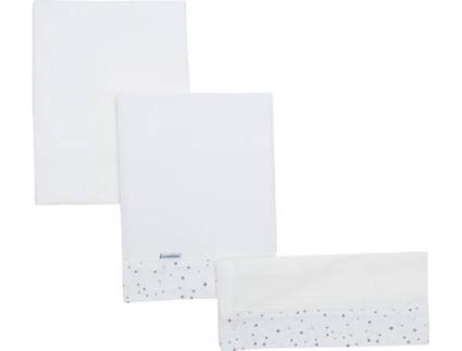 Lençóis para Alcofa  Astra Cinza (3Ps - 80x120 cm)