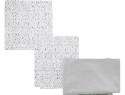 Lençóis para Berço  Be Lion Cinza (3Ps - 100x165 cm)