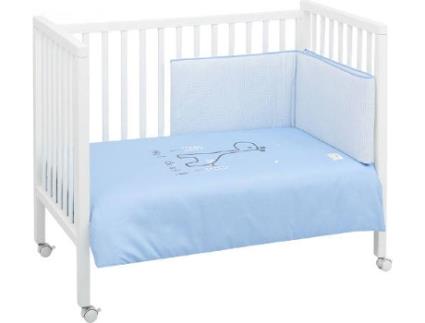Conjunto Colcha  Be Giraffe Azul (2 Ps - 60x120 cm)