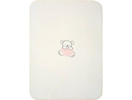 Manta Bordado  Polar Rosa (110x140 cm)