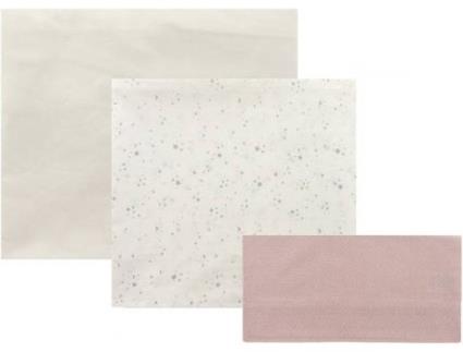 Lençóis para Alcofa  Sky Rosa (3Ps - 80x120 cm)