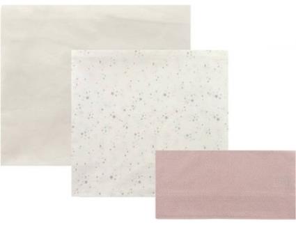 Lençóis de Berço  Sky Rosa (3Ps - 80x120 cm)