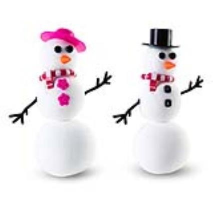 Conjunto de Trabalhos Manuais Mr And Mrs Snow  115734