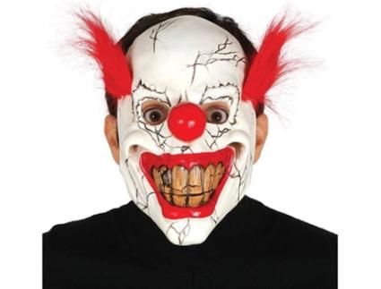 Máscara  Palhaço De Terror Com Cabelo