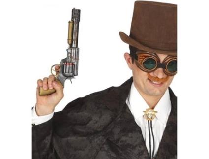 Arma  Revolver Estilo Steampunk (30 cm)