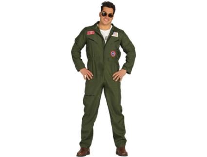 Fato de Homem  Piloto De Caça Do Exército (Tam: M)