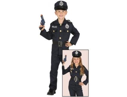 Fato de Menino  Polícia Azul (Tam: 10 a 12 Anos)