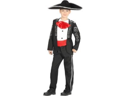 Fato de Menino  Mariachi Mexicano Infantil (Tam: 7 a 9 anos)