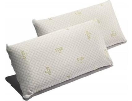 Conjunto de 2 Almofadas  Soja de Visco Ergonómica (60 x 40 cm)