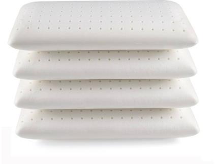 Pack de 4 Almofadas de Dormir  Visco Perfurado (150x35 cm)