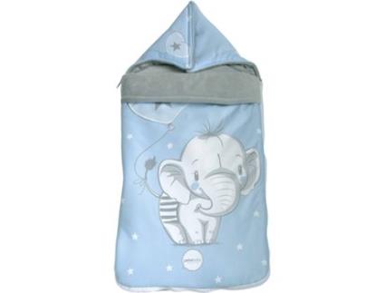 Saco  Cuco Polar Elefante Azul