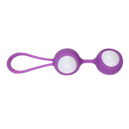 BOLAS DE GUEIXA MISSWEET 17,7 CM SILICONE ROXO