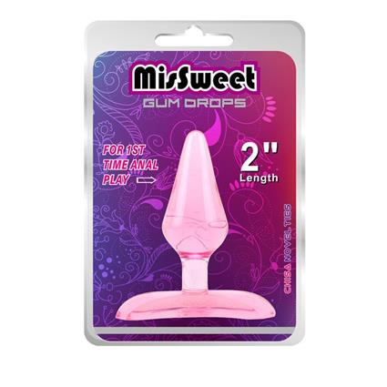 PLUG ANAL GUN DROPS ROSA 6,6 X 2,4CM