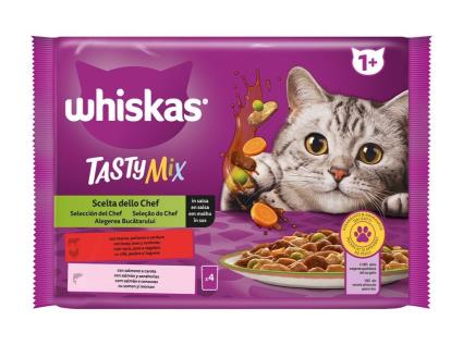 Comida Húmida Gato Whiskas Tasty Mix Chef 4x85