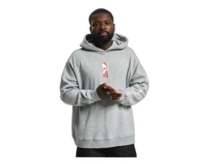 Sweatshirt para Unisexo THUG LIFE (S - Cinzento)