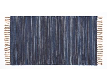 Tapete TAPEÇARIA LUSA (60 x 300 cm - Algodão - Azul)