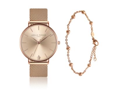 Relógio para Mulher AMELIA PARKER (38 mm - Rosa)