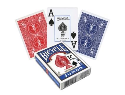 Cartas de póquer Bicicleta Jumbo