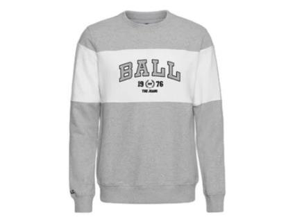 Sweatshirt para Unisexo BALL (S - Algodão - Cinzento)