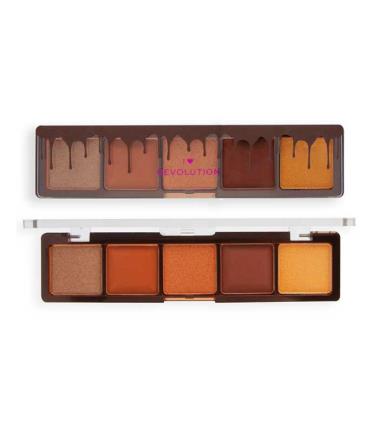 I Heart Revolution  - Paletas de Sombras Mini Chocolate - Chocolate Fudge