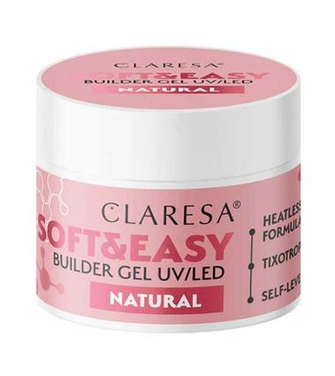 Claresa - Gel construtor Soft & Easy - Natural - 90 g