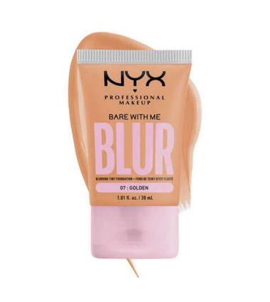 Nyx Professional Makeup - Blurring Foundation Bare With Me Blur Skin Tint - 07: Golden