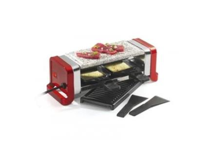 Grelhador Raclette KITCHEN CHEF 2 Pessoas 350W Vermelho Gr202-350R