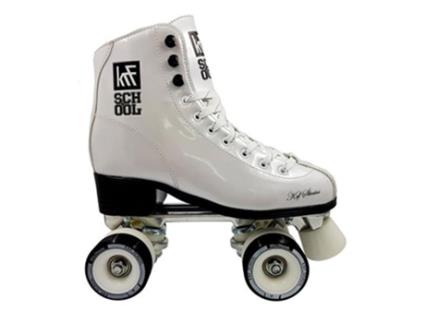 Krf School Aluminium Leather Velcro Roller Skates