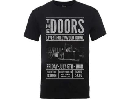 T-Shirt ROCK OFF The Doors - Advance Final Preto (Tamanho: XL)