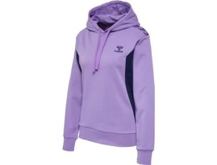 Sweatshirt para Mulher HUMMEL (L - Algodão - Roxo)