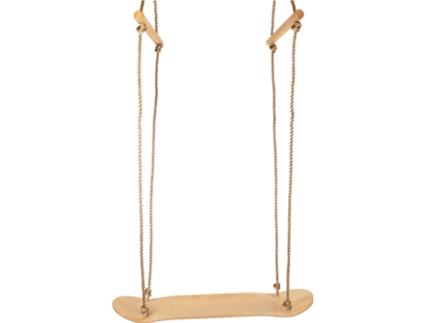 Baloiço de Exterior SMALL FOOT COMPANY (Bege - Plástico - plateau 80 x 20 x 1 cm - longueur des cordes 165 cm)