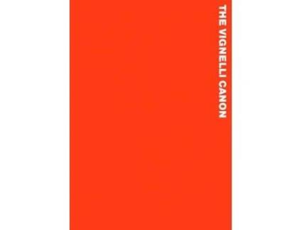 Livro vignelli canon de massimo vignelli (inglês)
