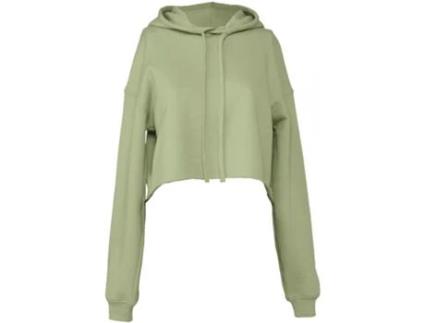 Sweatshirt para Mulher BELLA + CANVAS (XL - Algodão - Verde)