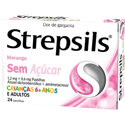 Strepsils Morango Sem Açúcar