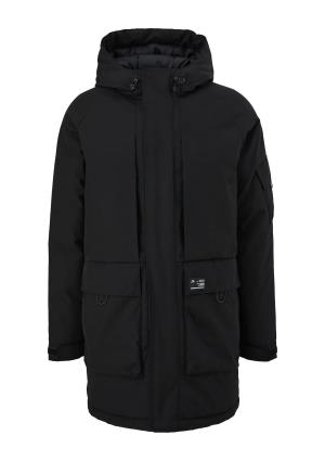 QS by s.Oliver Casaco de inverno  preto