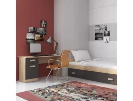 Secretária DUEHOME (Tofe - gris grafito - Melamina - 49,8 cm x 70,8 cm x)