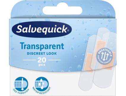 SALVEQUICK_Transparent Discreet Look plastry 20szt.