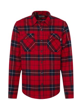 Vintage Industries Camisa 'Sem'  navy / vermelho / branco