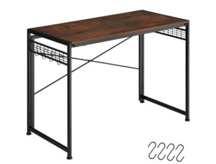 Secretária TECTAKE (Castanho - Conglomerado - 102 x 51 x 77 cm)