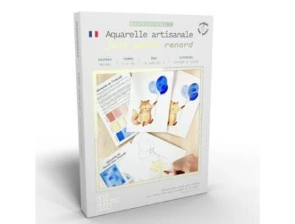 Conjunto de Aquarela para Iniciantes Raposa Les French Kits