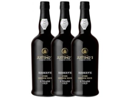 Generoso JUSTINO'S MADEIRA Justino's Madeira Rich Medium Negramoll Madeira 5 Anos 0.75 L (3 unidades)
