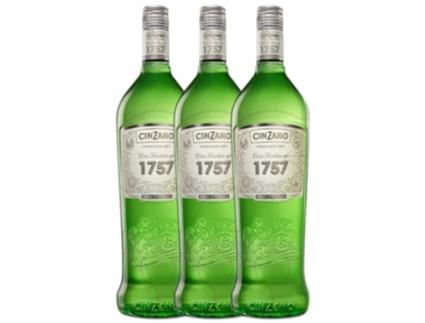 Vermute CINZANO Cinzano 1757 Dry (1 L - 3 unidades)