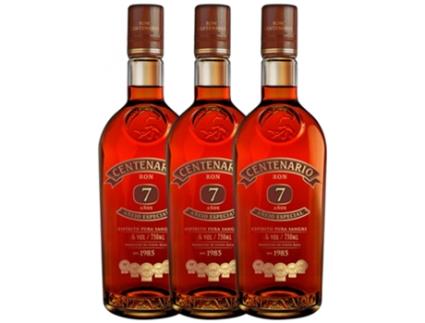 Rum CENTENARIO Centenario Añejo Especial 7 Anos (0.7 L - 3 unidades)