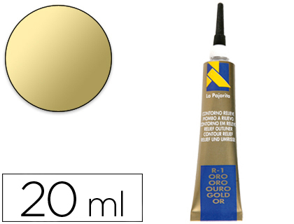 Pintura La Pajarita p/ Contorno Ouro R-1