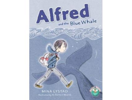 Livro alfred and the blue whale de mina lystad (inglês)